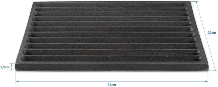 Grillrostprofi Ascherost - Feuerrost - Kohlerost - Kaminrost in Premium-Qualität, Gusseisen, 22 x 34