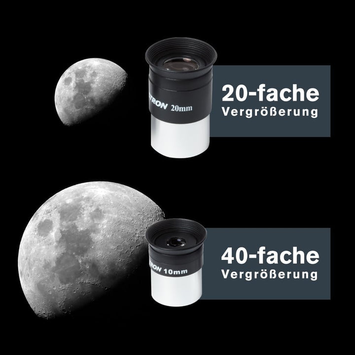 Celestron 21035 Reiseteleskop 70 Tragbares Refraktorteleskop-Set mit Rucksack, Schwarz TravelScope 7
