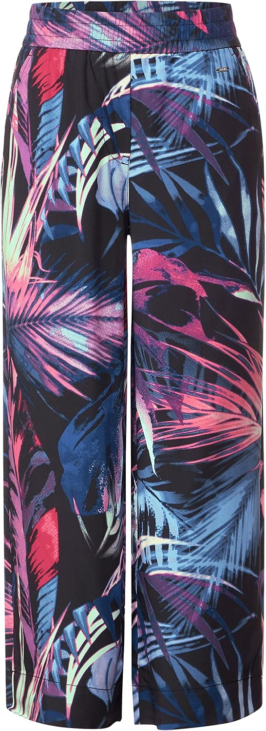 Cecil Damen Casual Fit Hose mit Print S / 24L Carbon Grey, S / 24L Carbon Grey