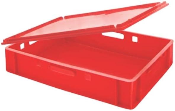 PROREGAL CHEFGASTRO SuperSparSet 5x Eurobehälter Fleischerkasten E1 | HxBxT 12,5x40x60cm | 25 Liter