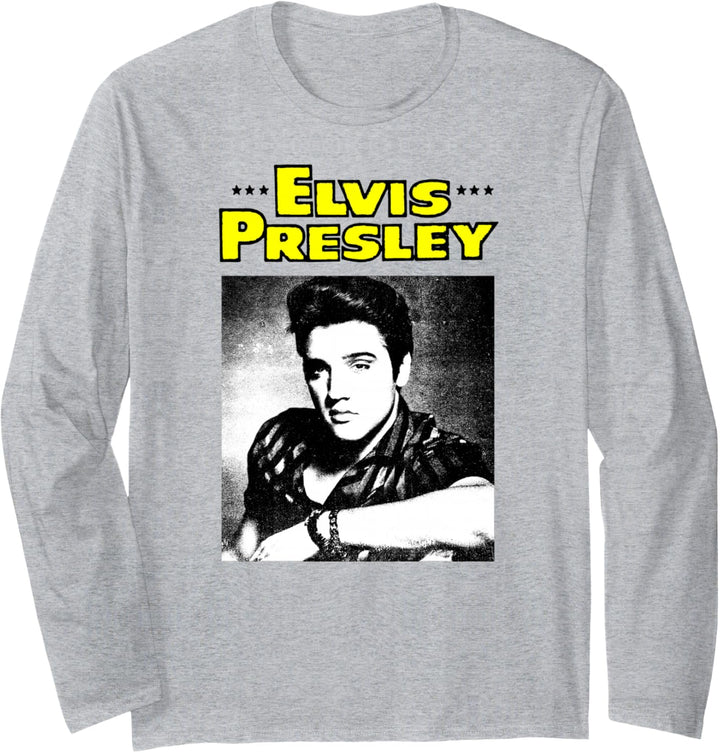 Elvis Presley Offizieller Portait Langarmshirt