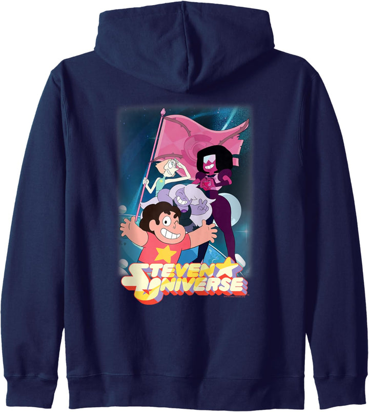 Steven Universe Crystal Gem Flag Kapuzenjacke