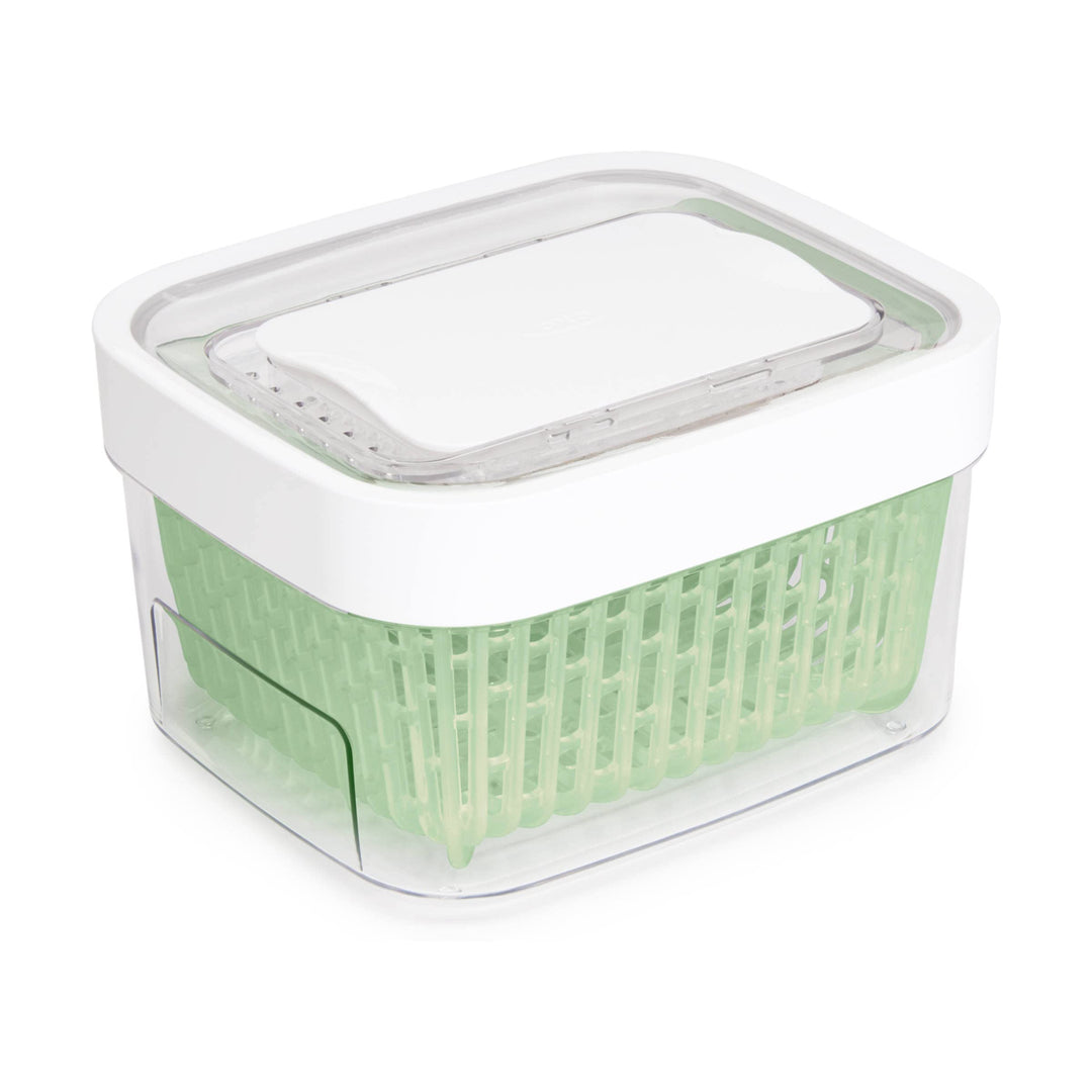 OXO Good Grips Greensaver-Frischhaltebox mit Deckel und Lüftung, 1,5 L | Funktionales Design, komfor