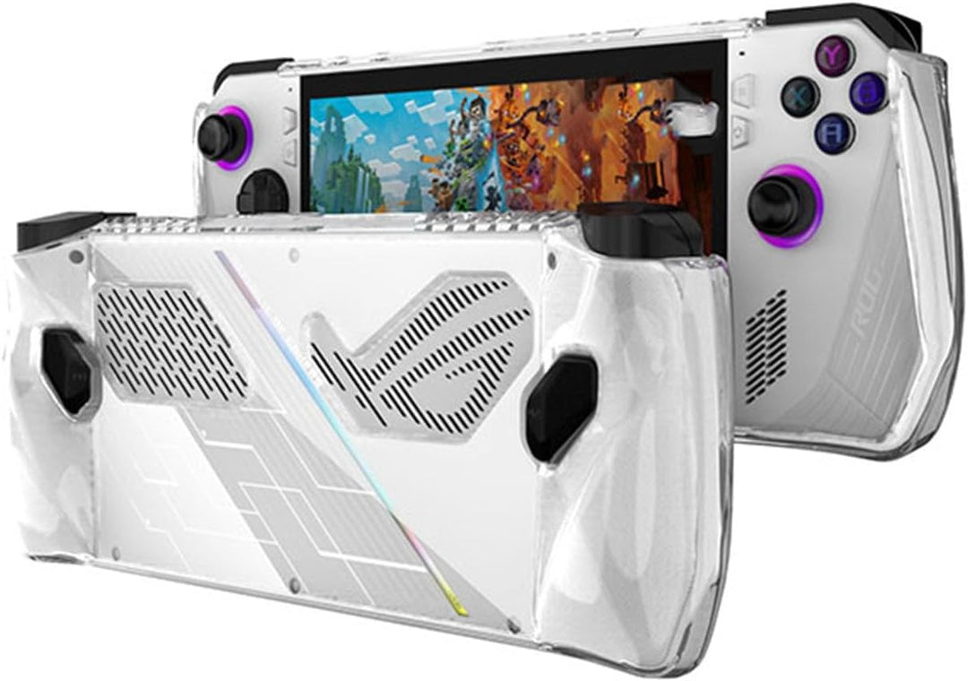 NUHFUFA Schutzhülle mit gehärtetem Film Kompatibel mit ASUS ROG Ally 7-Zoll-Gaming-Handheld, All-in-