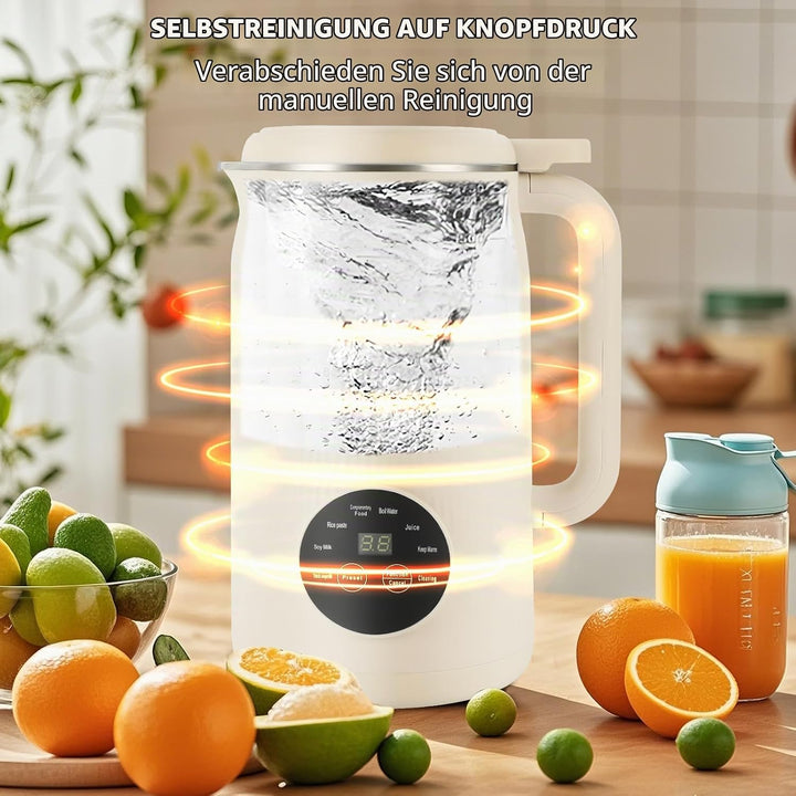 Gugxiom Pflanzenmilchbereiter, 1200 ml Automatische Sojamilch Maschine, Nussmilch Maschine, für Selb
