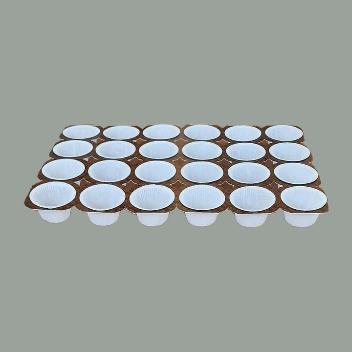 Lucgel Einweg-Backform aus Papier, für grosse Muffins, 112 g, 24 Portionen, 5 Stück Muffin-Backform,