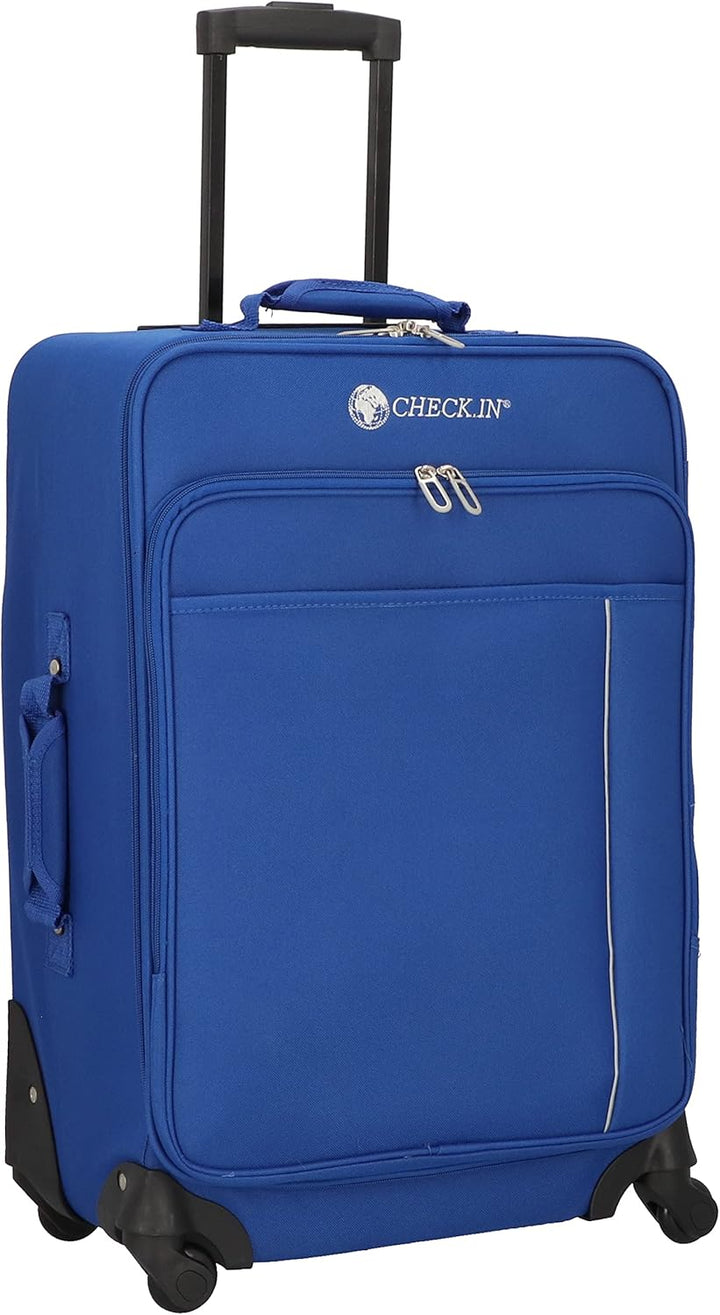 CHECK.IN Madrid 4-Rollen Kofferset 3 tlg. Blau, Blau