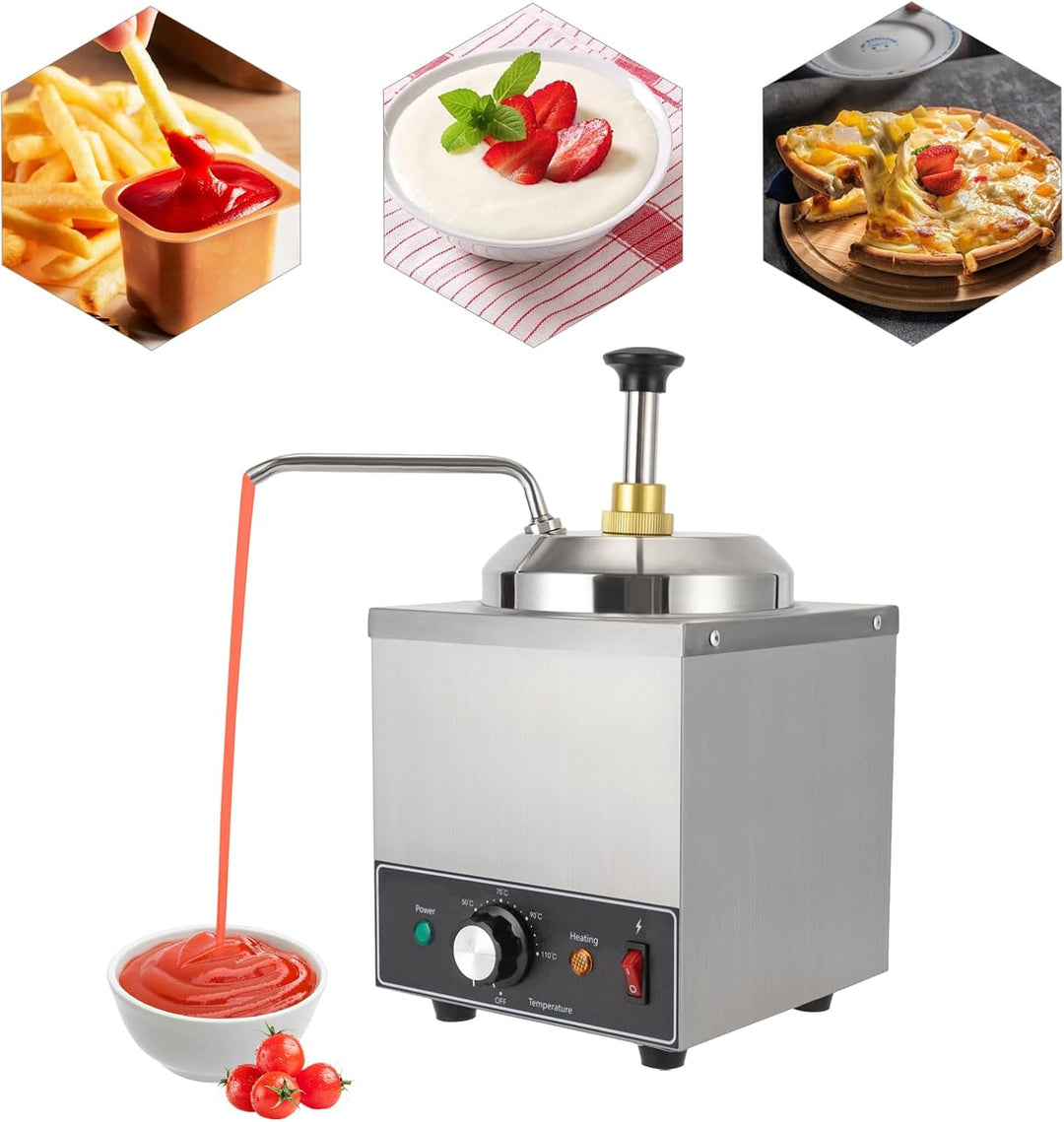 Schokoladenspender Sossenspender Dosierpumpe Saucenspender Sossenpumpe für Schokolade Creme Käse und