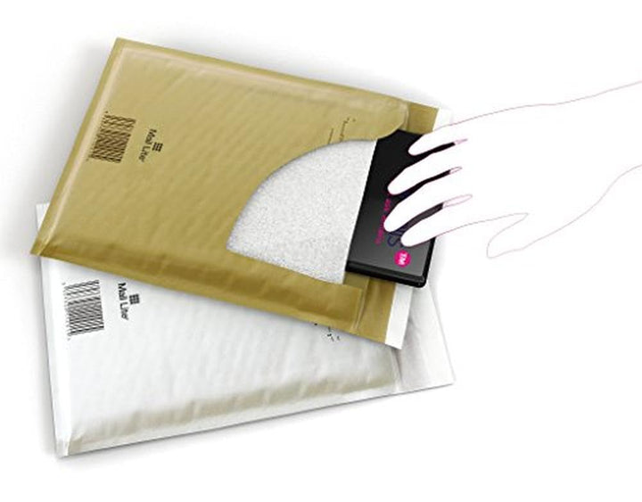 Mail Lite Briefumschläge, 180 x 260 mm, Weiss, 100 Stück Mittel weiss, Mittel weiss