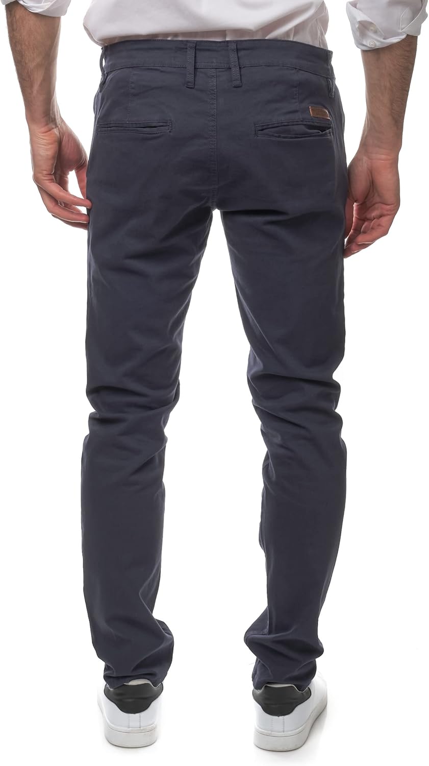 HOPENLIFE Herren Nara Navy 40 Klassische Hose, Marineblau, 38