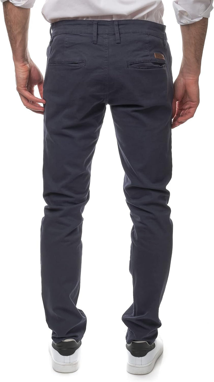HOPENLIFE Herren Nara Navy 40 Klassische Hose, Marineblau, 38