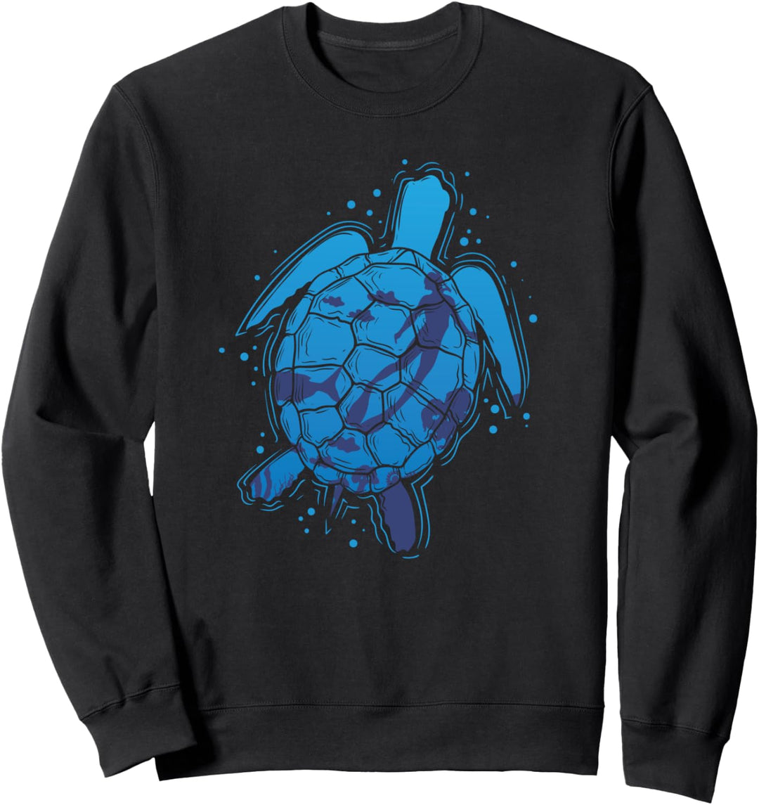 Schildkröten sind auch Apnoe-Taucher Sweatshirt