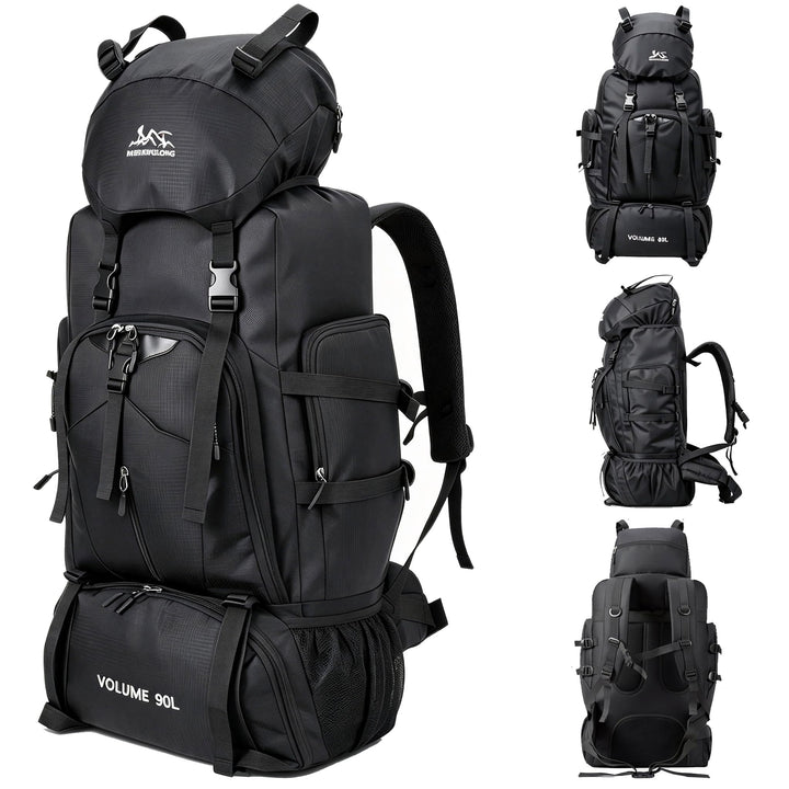 Wanderrucksack Herren Damen 90L Trekkingrucksack Reiserucksack Grosser Wasserdicht Wandern Rucksack