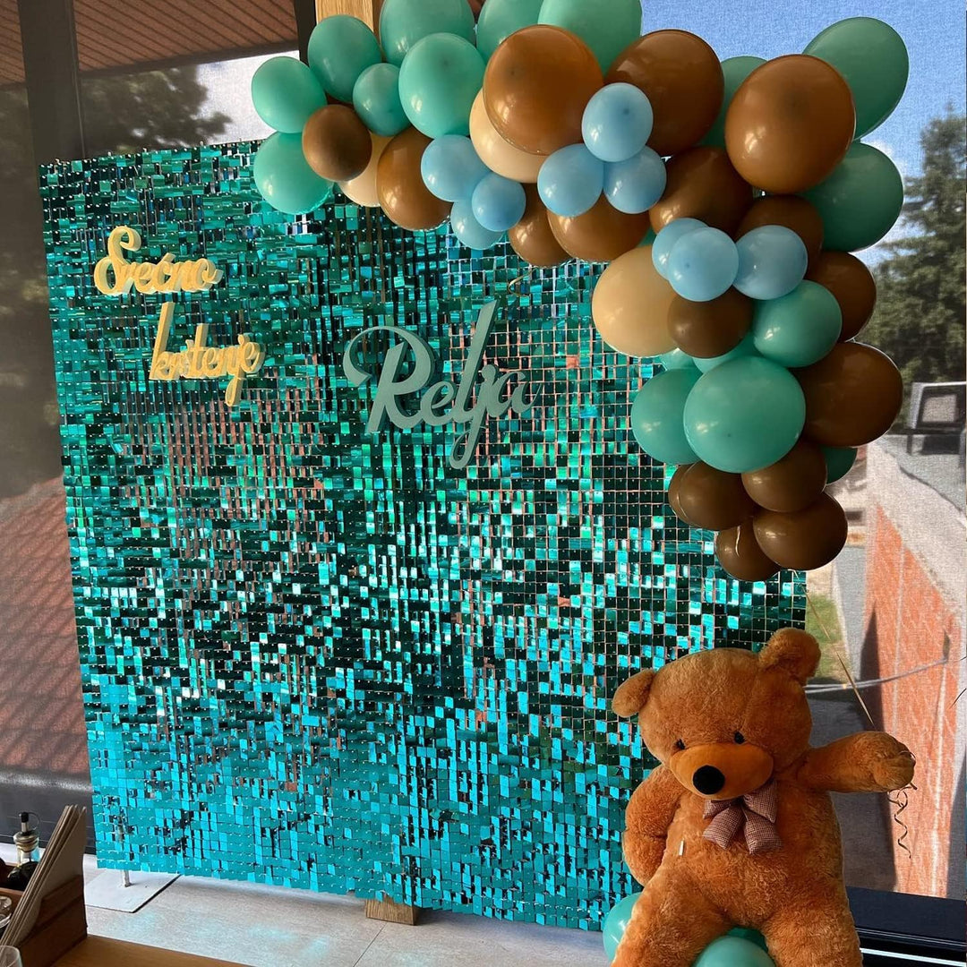 Kate Shimmer Wall Panels Pailletten Blauer See Wand Pailletten Hintergrund Party Panels für Party De