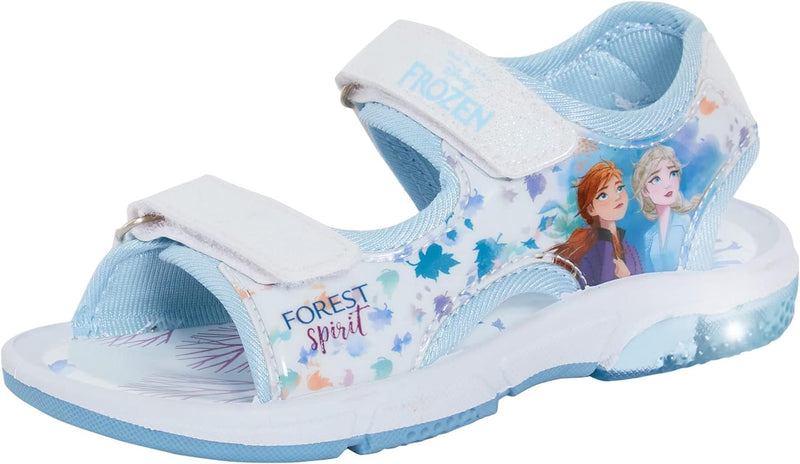 Disney Frozen 2 Mädchen Leuchtende Sportsandalen Kinder Elsa Anna Verstellbare Offene Sommerschuhe m