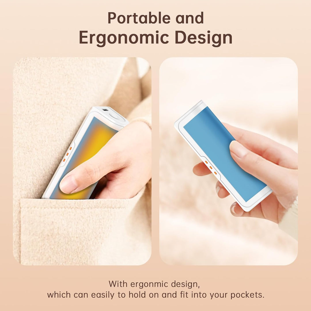 Jonwall Handwärmer Wiederaufladbar 2er-Pack, Tragbare Handwärmer Elektrisch Wiederverwendbare USB Ta