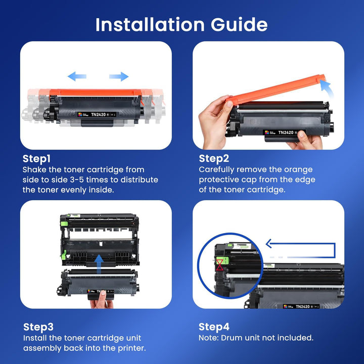 TN2420 TN2410 Toner Kompatibel für Brother TN2420 TN-2420 Toner für Brother MFC-L2710DW MFC-L2710DN