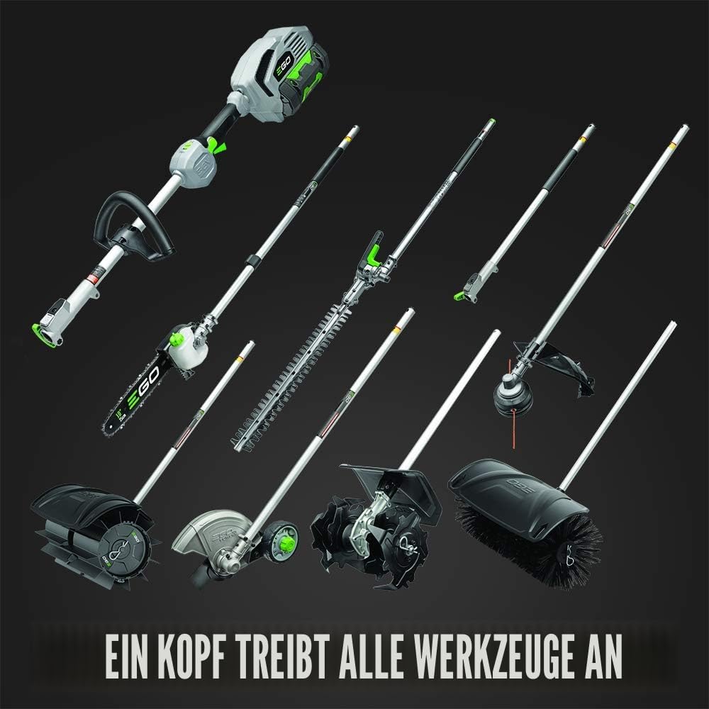 EGO POWER+ Rasentrimmer-Aufsatz, batteriebetrieben, 38,1 cm Trimmer-Aufsatz mit POWERLOAD, Verwendun