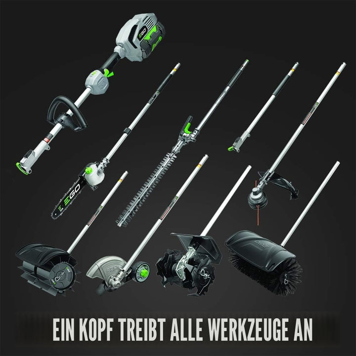 EGO POWER+ Rasentrimmer-Aufsatz, batteriebetrieben, 38,1 cm Trimmer-Aufsatz mit POWERLOAD, Verwendun