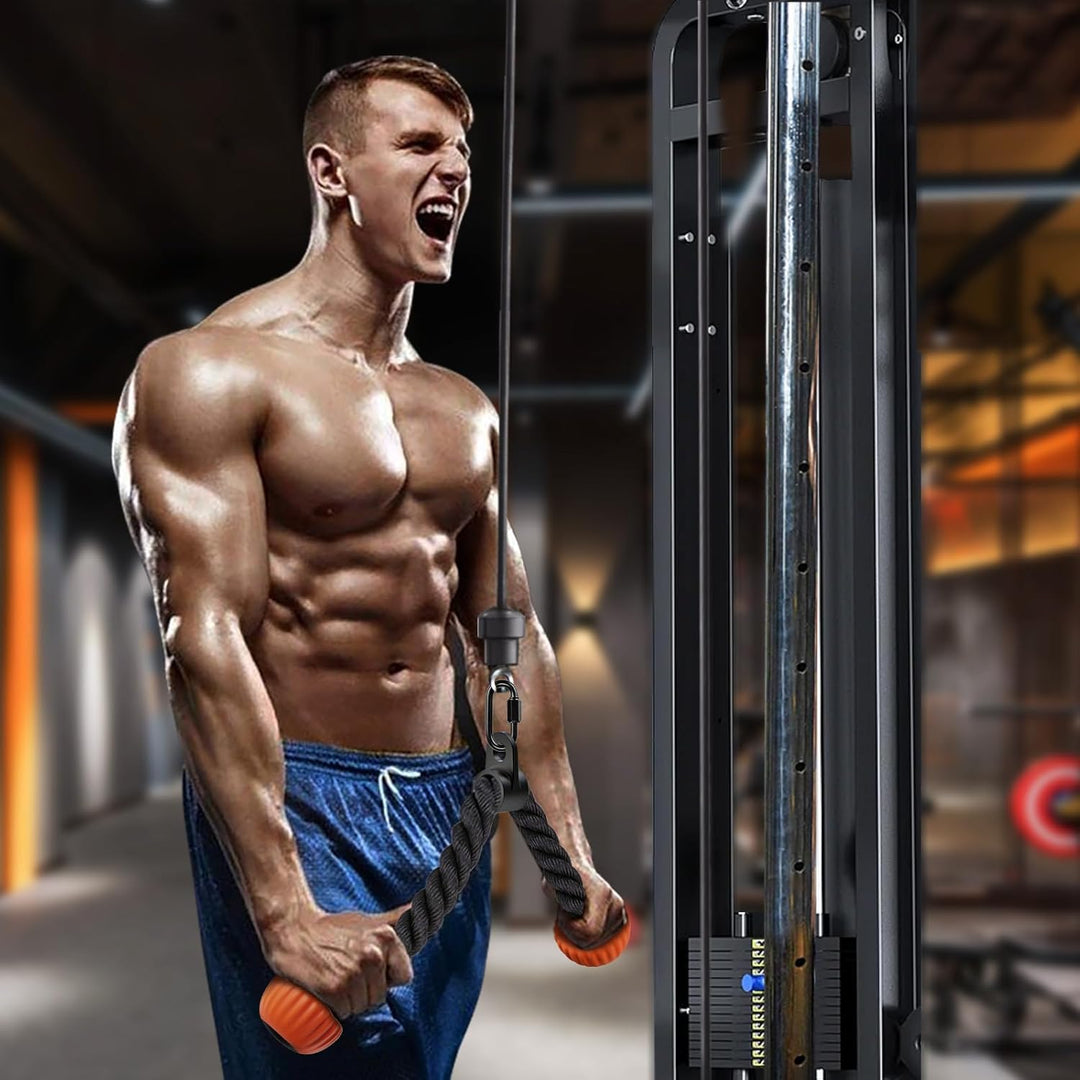 SELEWARE Handles for Cable pulls, Cable pulls kabelzug LAT pulldown bar, kabelzug Fitness Biceps Tri