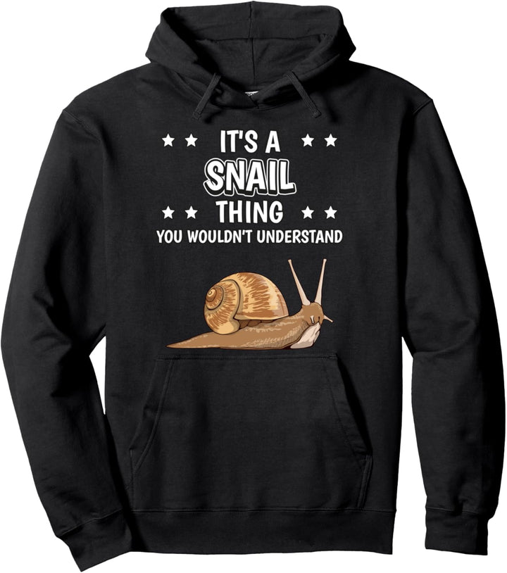 Ist so ein Schnecke Ding Lustiger Spruch Schnecken Pullover Hoodie