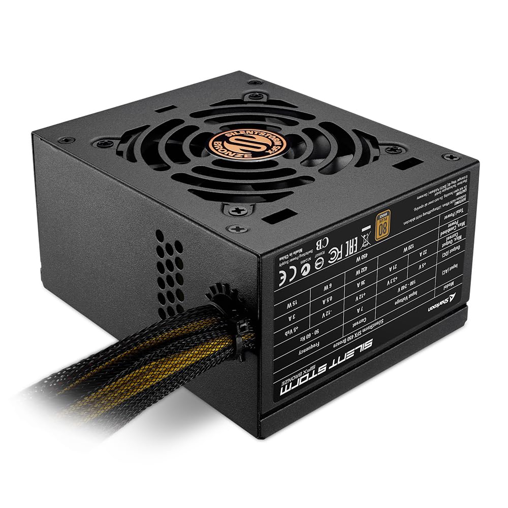 Sharkoon SilentStorm SFX Bronze PC-Netzteil (450 Watt, SFX)