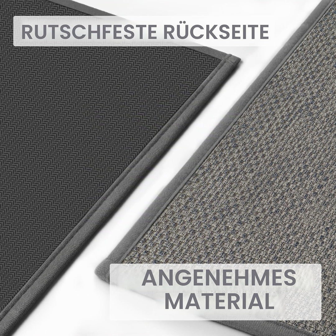 LEKEEPGO Fussmatte Innen 60 x 120 cm, rutschfest Fussmatte, waschbar Schmutzfangmatte, Dünn Türmatte