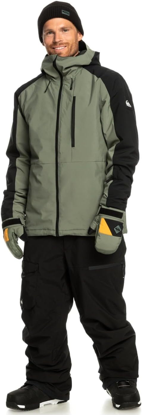 Quiksilver Herren Mission Block Jk Jacket (1er Pack) S Laurel Wreath, S Laurel Wreath
