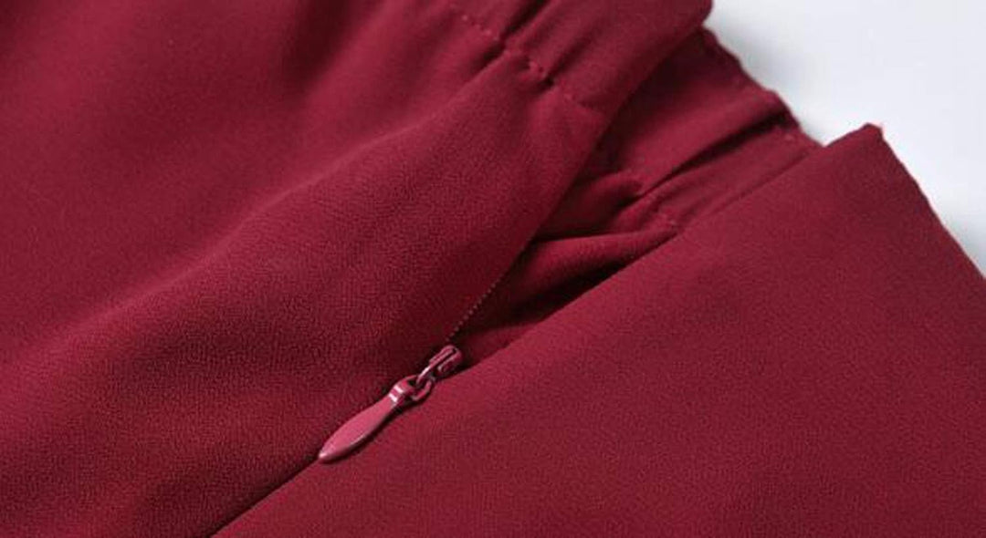 Putaowor Damen Leicht Chiffon hohe elastische Taille Fliessende Hose ausgestellt gerades Bein Frauen