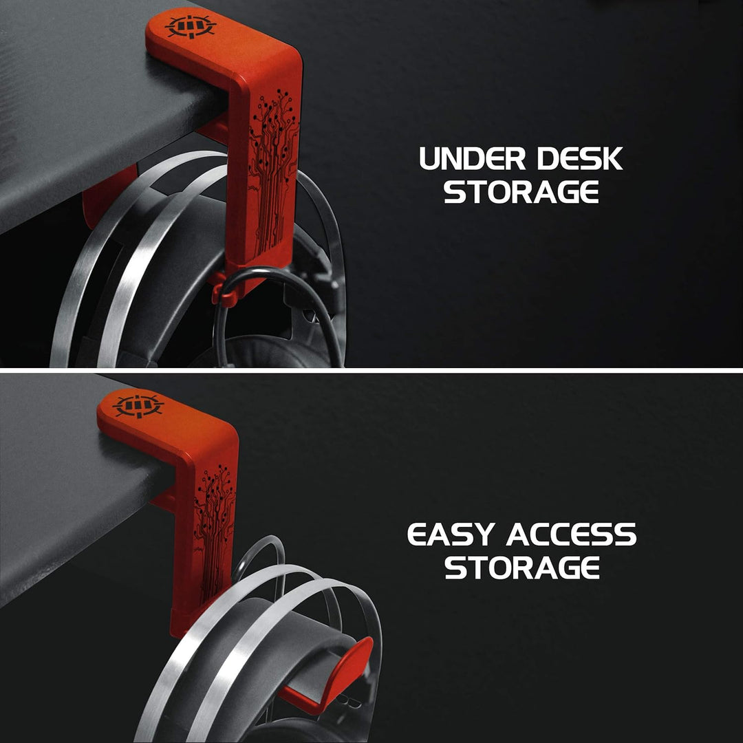 ENHANCE PC Gaming Headset Kopfhörer Halterung Hanger Mount Kopfhörer Stand mit verstellbaren & Schwe
