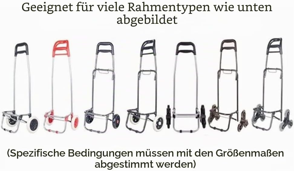 Einkaufswagen Ersatzbeutel, Oxford Stoff wasserdichtes Aufbewahrungsbeutel, Trolley Ersatzbeutel Ein