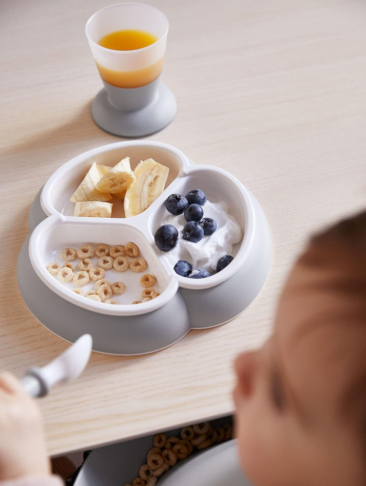 BabyBjörn Kindergeschirr, 8-teilig, Grau, Grau