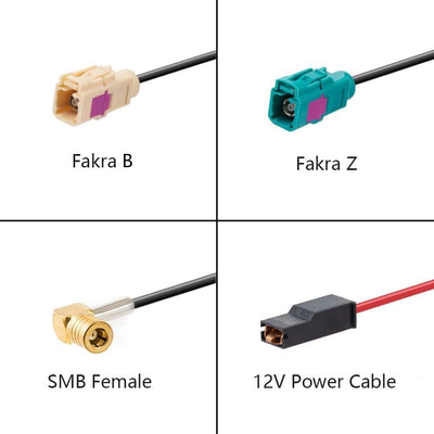 Vecys Shark Fin Antenne DAB DAB+ Auto Digitalradio GPS Navigationssystem FM/AM Autoradio Radio Kombi