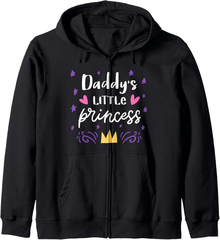 Enjoy Daddy's Little Princess Illustration Graphic Designs Kapuzenjacke