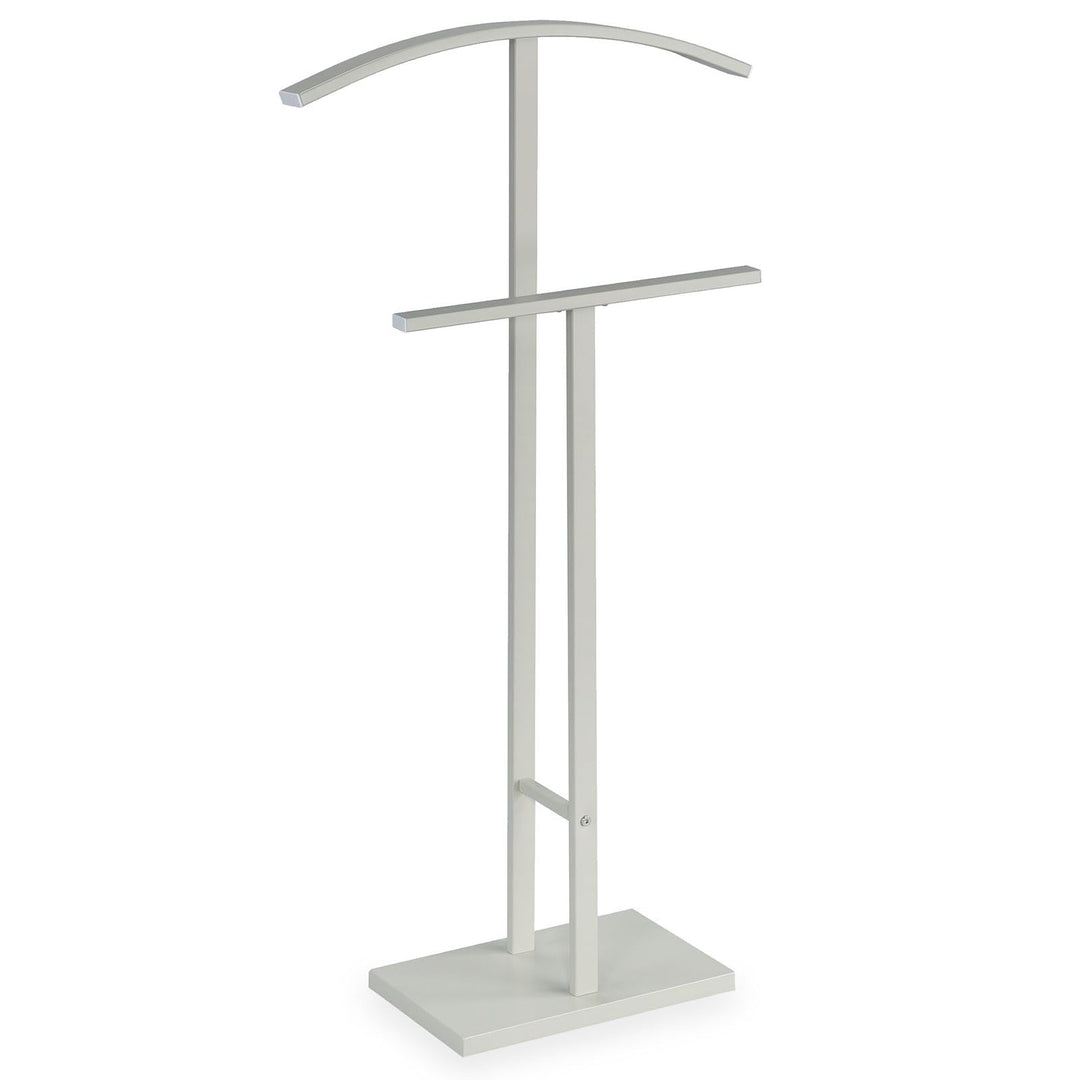 IDIMEX Herrendiener Scott aus Metall, beige lackiert - eleganter Stummer Diener mit Hosenbügel, schö
