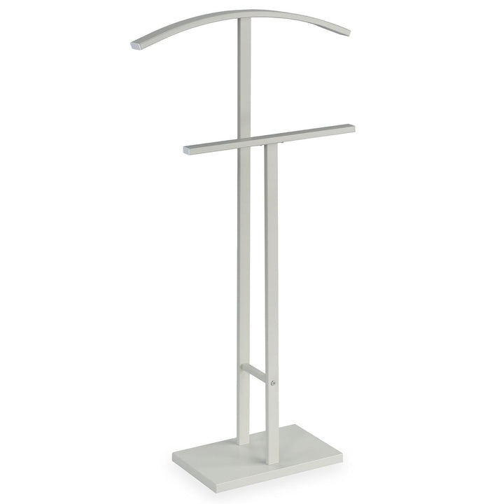 IDIMEX Herrendiener Scott aus Metall, beige lackiert - eleganter Stummer Diener mit Hosenbügel, schö