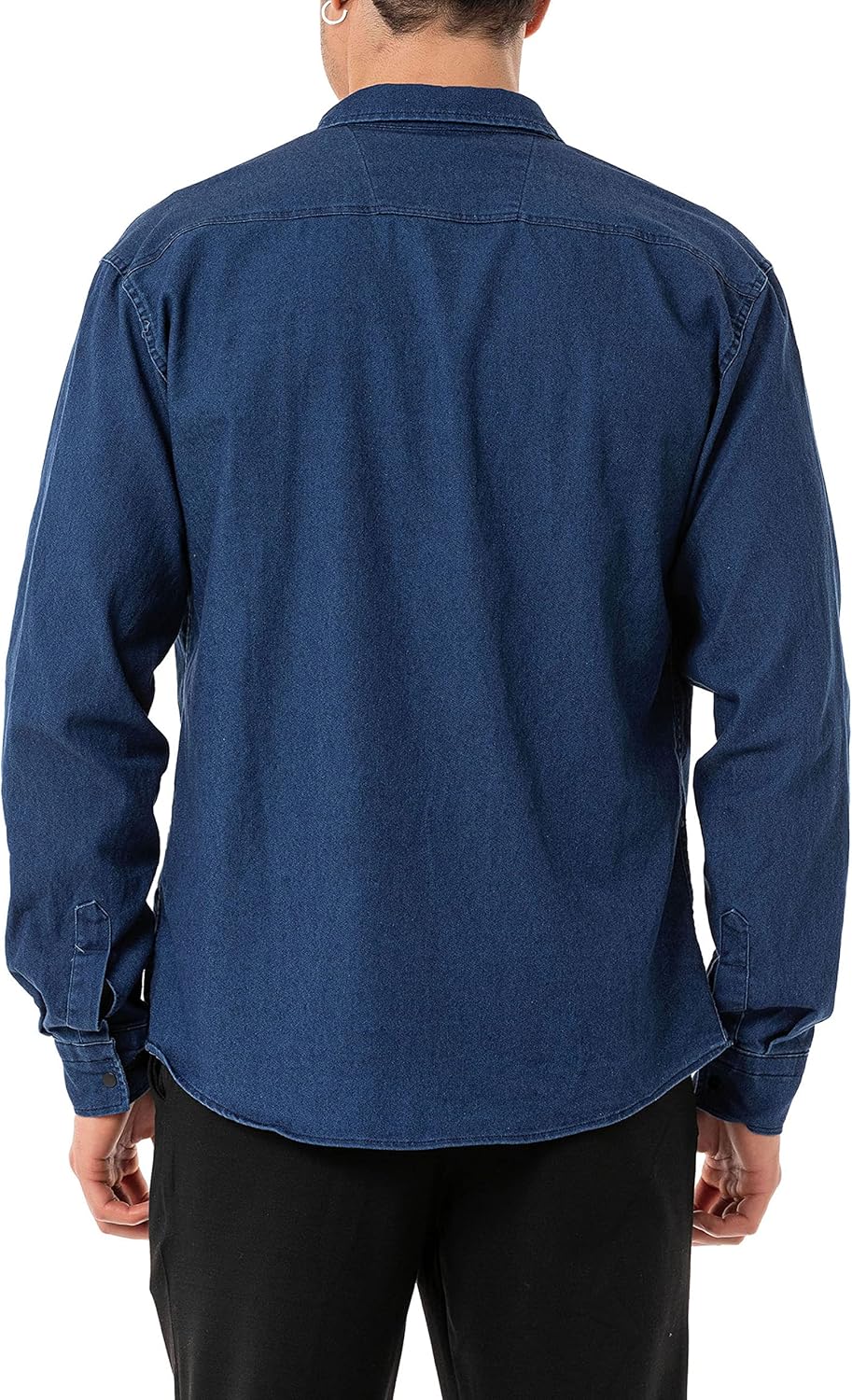 Red Bridge Herren Hemd Jeanshemd Freizeithemd Premium Denim Chest Pocket XL Dunkelblau, XL Dunkelbla