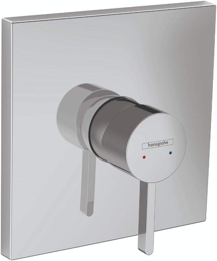 hansgrohe Wannenarmatur Finoris, Unterputz Brausebatterie, Duscharmatur für 1 Funktion, Chrom Chrom