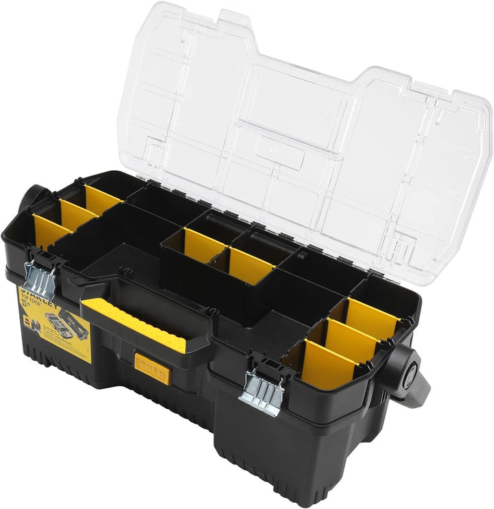 Stanley Werkzeugtrage 2-in-1 Set (67 x 32 x 25 cm, mit Organizeraufsatz, beide Einheiten getrennt ve