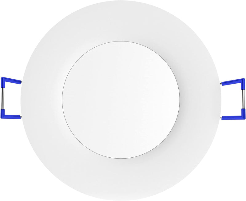 linovum WEEVO 6 Stück dimmbare Bad LED Einbauleuchten IP44-6,5W warmweiss - runde Deckenspots 230V m