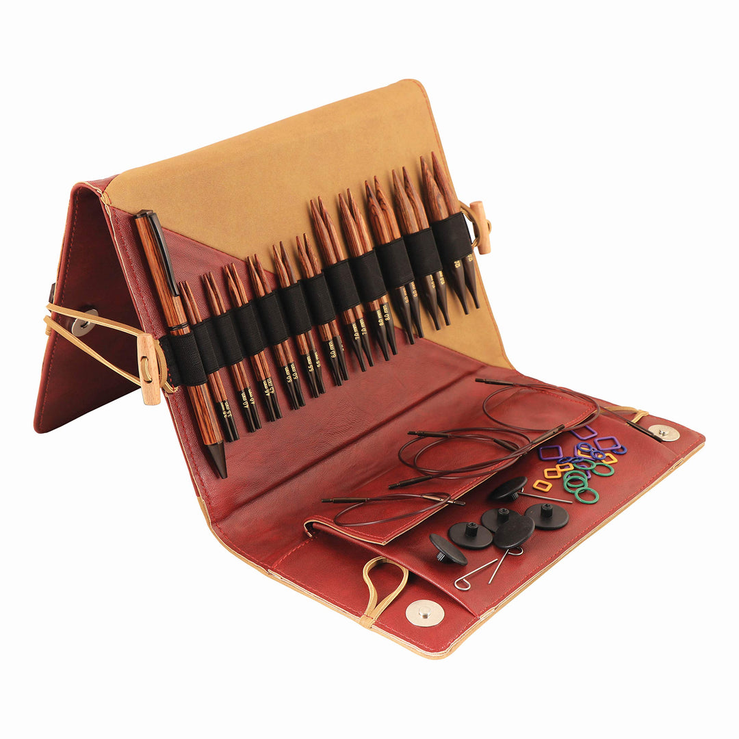 KnitPro KP31282 Stricknadeln: Rund: austauschbar: Speziell: Deluxe-Set, Holz, Assorted, Sortiert Spe