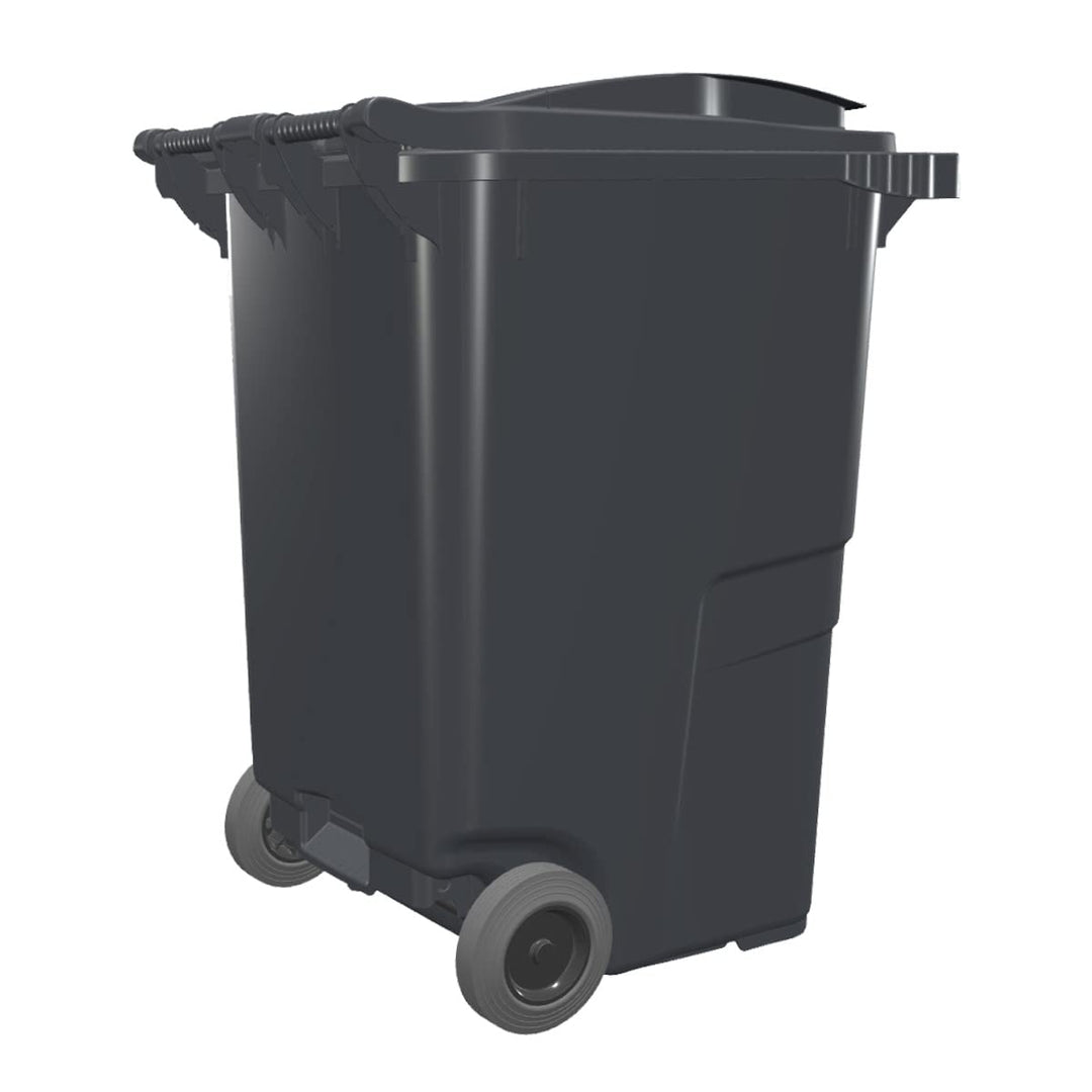 plasteo Sulo CITYBAC CLASSIC Mülltonne 360L Grau, DIN-Konform, Langlebig Grau Grau, Grau Grau