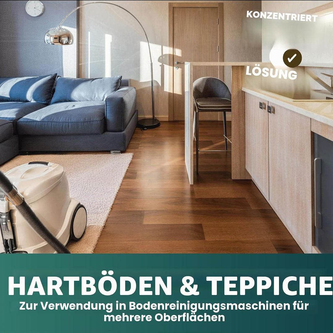 Dirtbusters Reinigungslösung mit Geruchsentferner für Dampfreiniger, für alle Oberlächen und Teppich