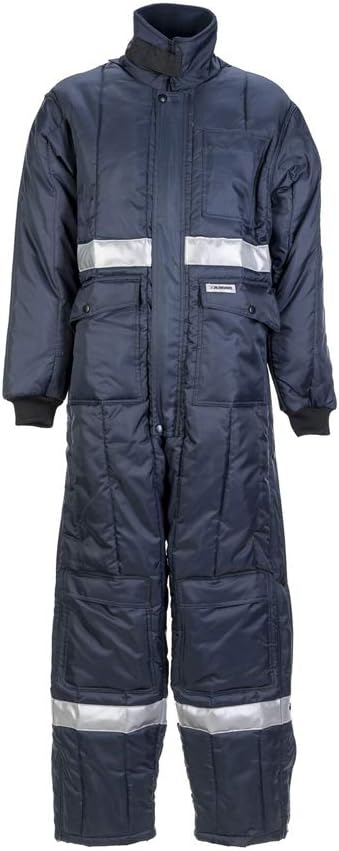 Grösse XXXL Herren Planam Kühl-/Gefrierhaus Kühlhaus Overall marine Innenfutter rot Modell 5124 Mari