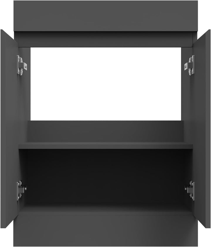 Aica Sanitär Waschbeckenunterschrank 50cm Standschrank Unterschrank Badschrank Waschtischunterschran