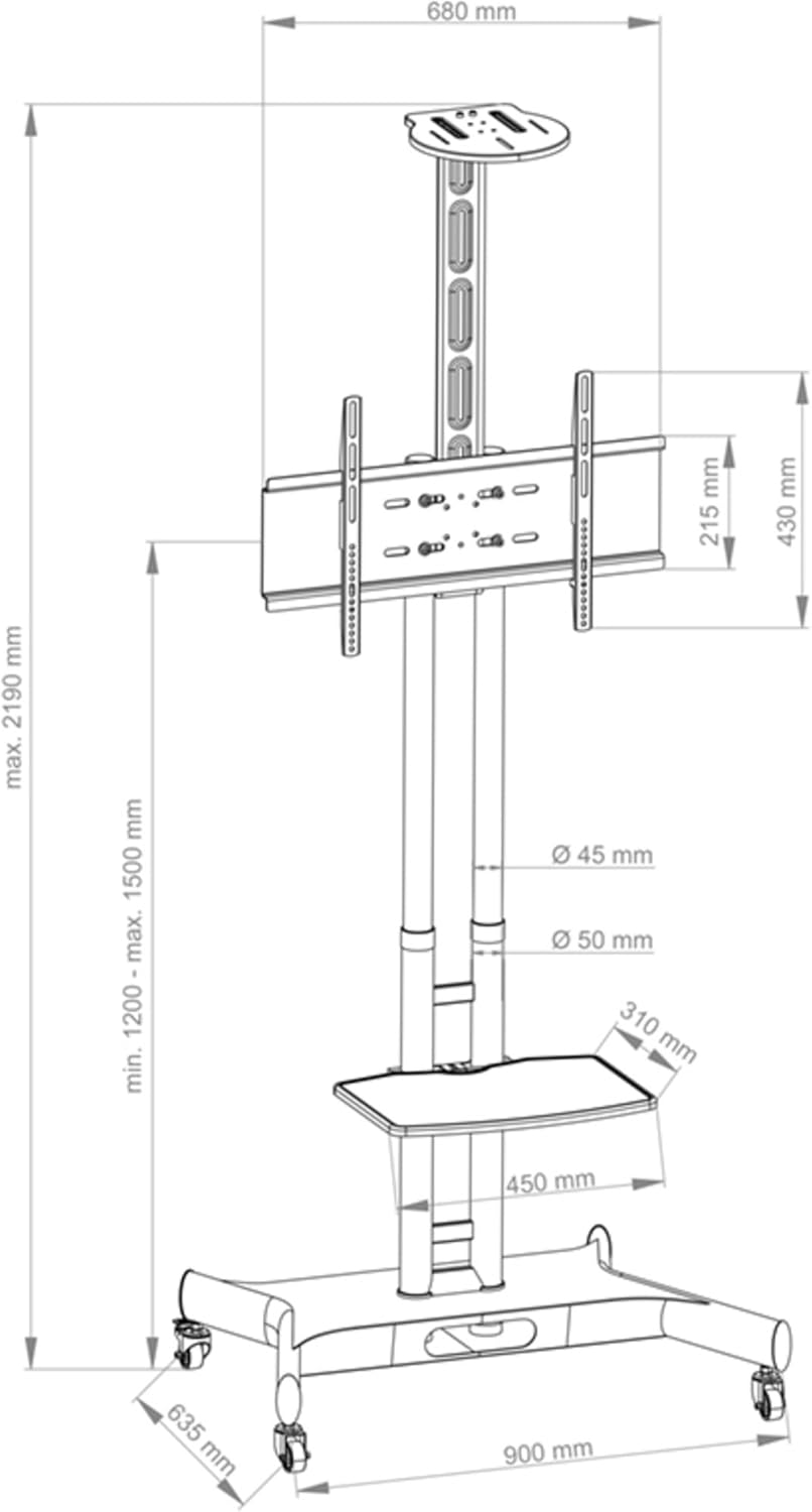 HAGOR Dis Public Mount HP Twin Stand