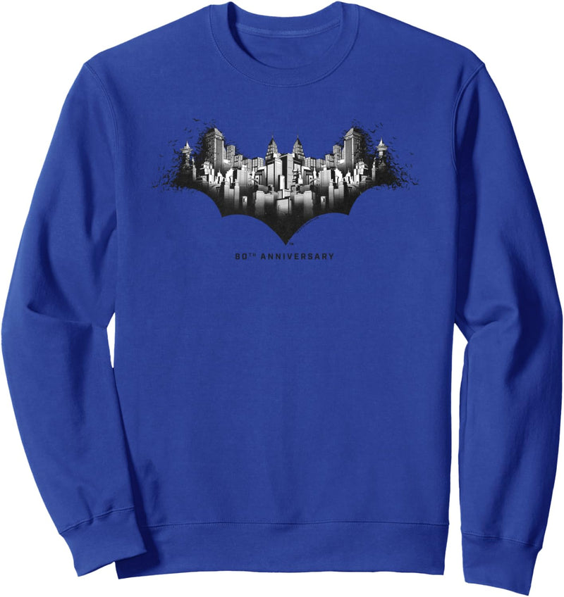 Batman 80th Anniversary Gotham Shield Sweatshirt