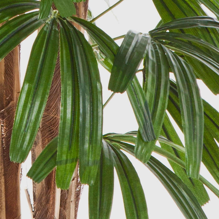 artplants.de Künstliche Steckenpalme, 120cm - naturgetreue Kunstpalme - Künstliche Palme