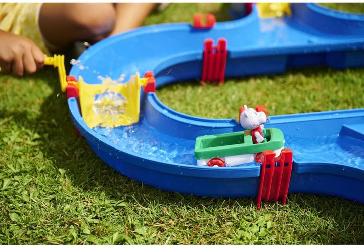 AquaPlay - Superset - Wasserbahn mit vielen Spielfunktionen bestehend aus 41 Teilen, Spieleset inklu