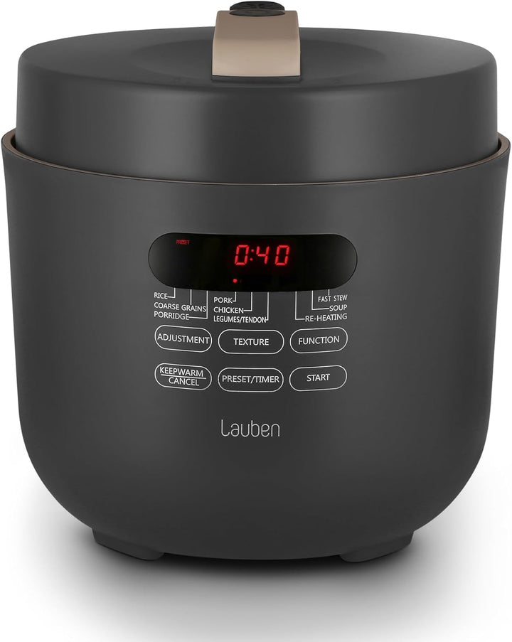 Lauben Schnellkochtopf 5000AT Electric Pressure Cooker mit einem Fassungsvermögen von 5 l, 9 Program